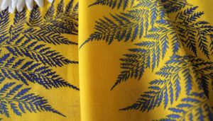 Ткань для рукоделия
 Лен Папоротник цвет Желтый
